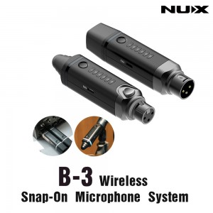 NUX B-3 Wireless Snap-on Microphone System - ไวเลสไมโครโฟน